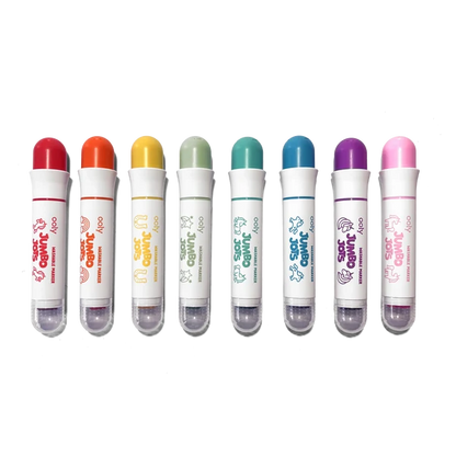 Jumbo Jots Dual Tip Unicorn Markers Set of 8