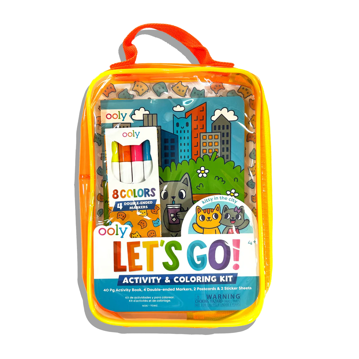 Lets Go Activity & Coloring Kit  - Kitty City