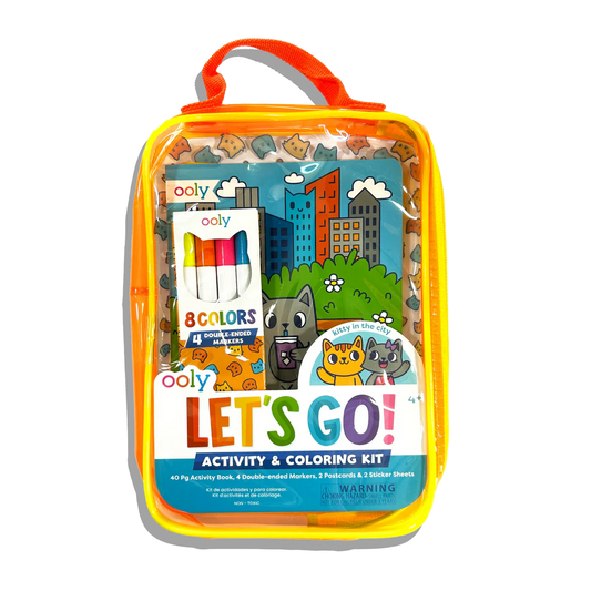 Lets Go Activity & Coloring Kit  - Kitty City