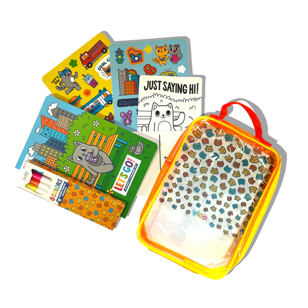 Lets Go Activity & Coloring Kit  - Kitty City