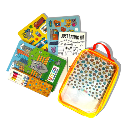 Lets Go Activity & Coloring Kit  - Kitty City