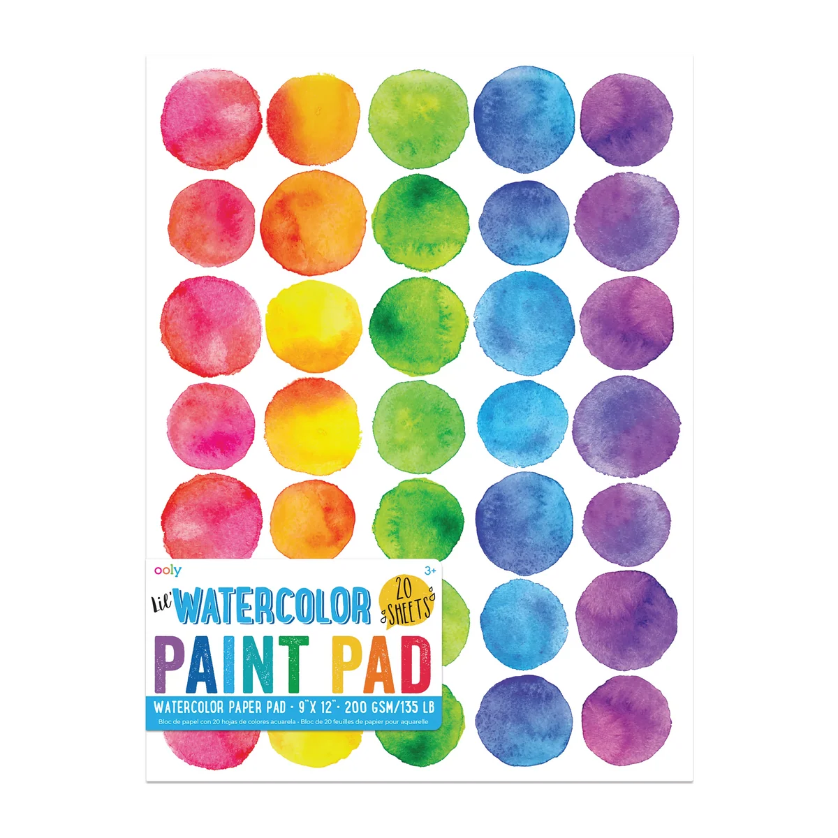 Watercolor Paint Pad 9x12