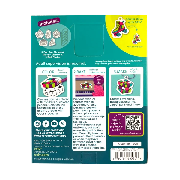 Shrink Its DIY Shrink Art Kit Rad Times