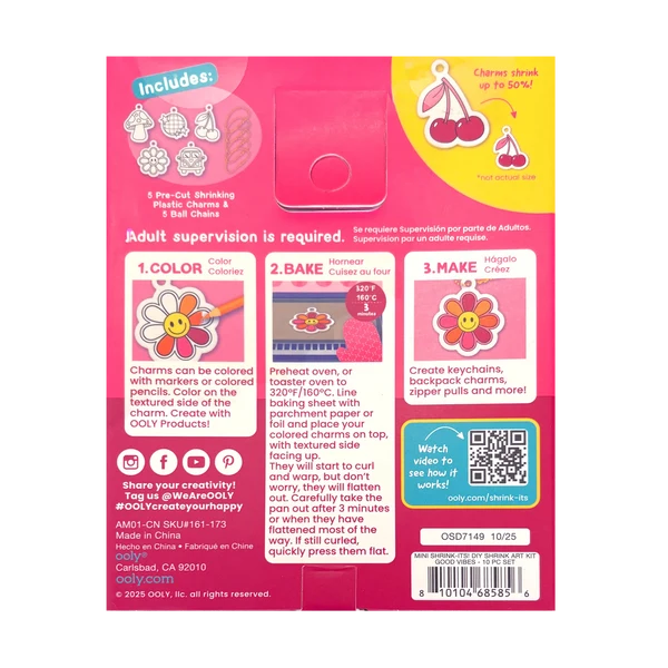Shrink Its DIY Shrink Art Kit Good Vibes