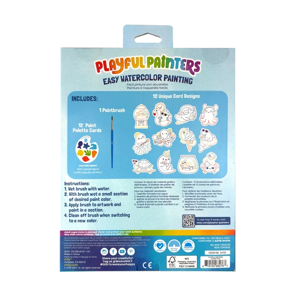 Playful Painters Easy Watercolor Painting Kit