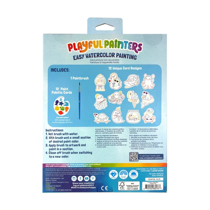 Playful Painters Easy Watercolor Painting Kit