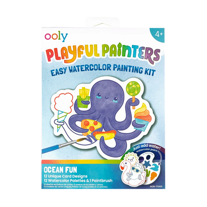 Playful Painters Easy Watercolor Painting Kit