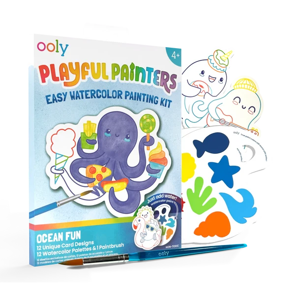 Playful Painters Easy Watercolor Painting Kit