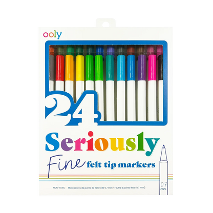 Fine Felt Tip Markers Set of 24