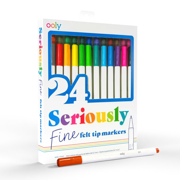 Fine Felt Tip Markers Set of 24