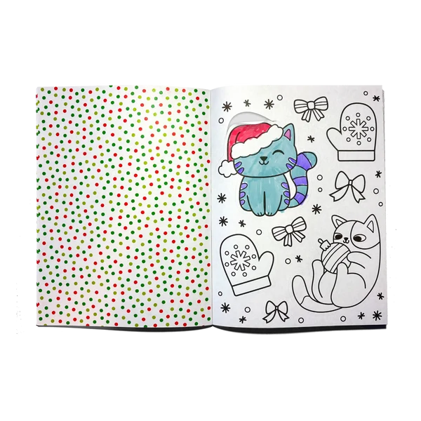 Ooly Jolly Cheer Doodles Color - in - Sticker Book