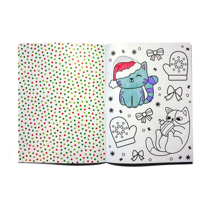 Ooly Jolly Cheer Doodles Color - in - Sticker Book