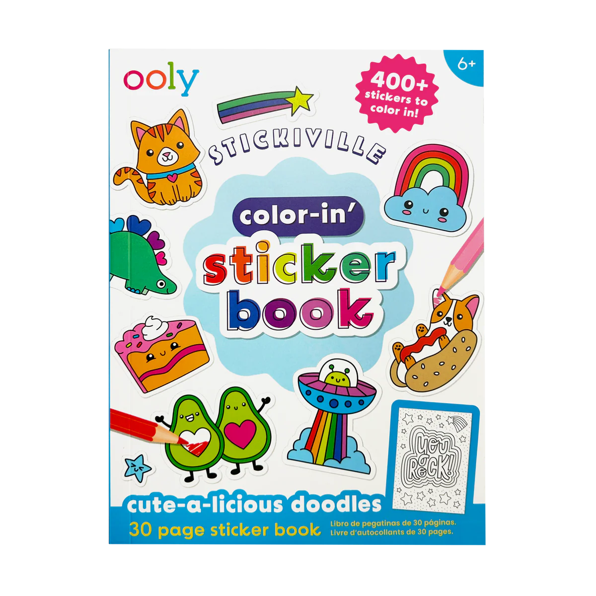 Color in Sticker Book
