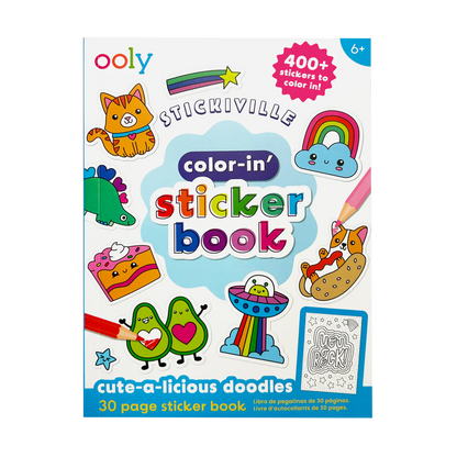 Color in Sticker Book