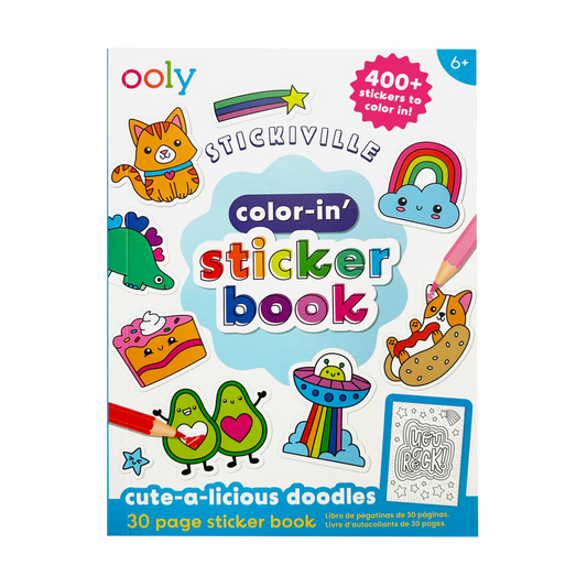 Color in Sticker Book