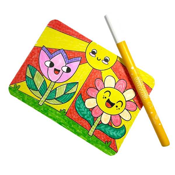 Hidden Pattern Coloring Activity Garden Pals