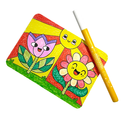 Hidden Pattern Coloring Activity Garden Pals