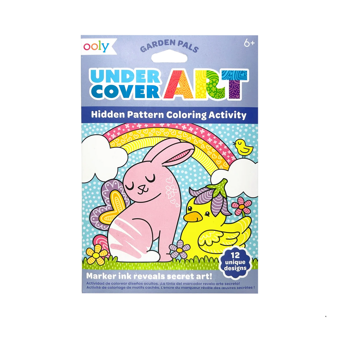Hidden Pattern Coloring Activity Garden Pals