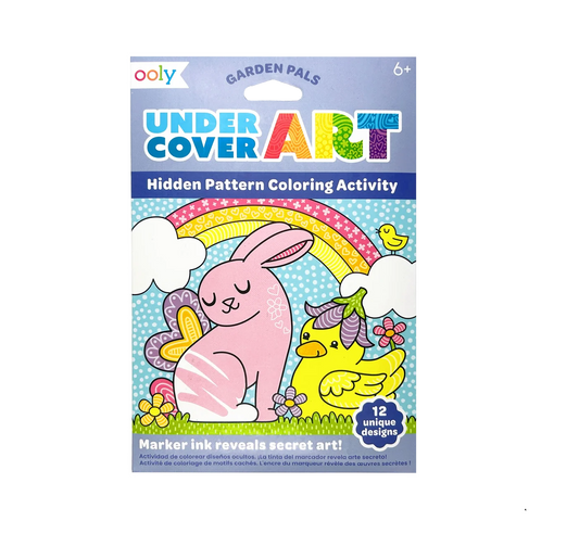 Hidden Pattern Coloring Activity Garden Pals