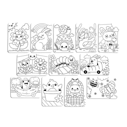 Hidden Pattern Coloring Activity Garden Pals