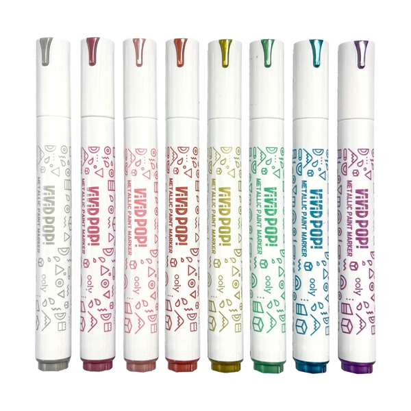 Paint Markers Metallic 8