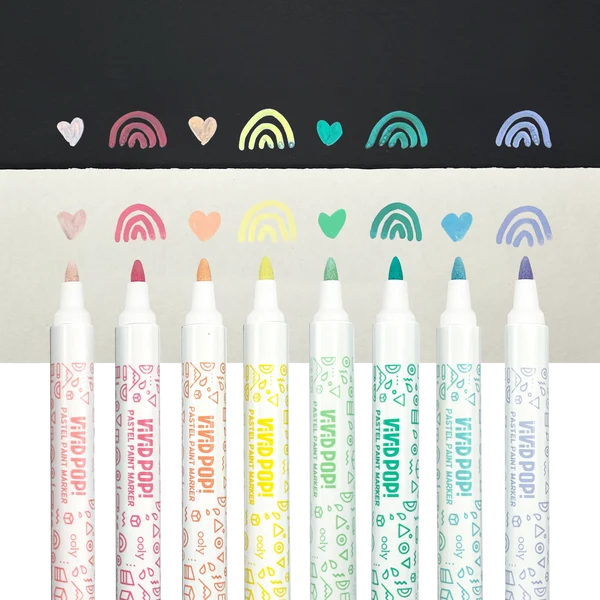 Paint Markers Pastel 8pc