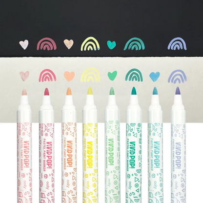 Paint Markers Pastel 8pc