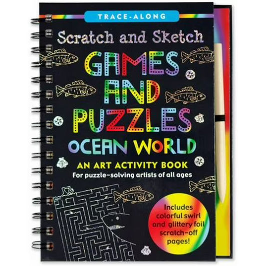 Scratch and Sketch Games N Puzzle Ocean