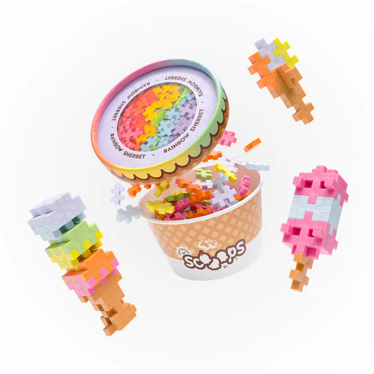Plus Plus Scoops Rainbow Sherbert