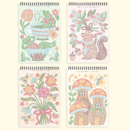 FlowArt Trace-By-Line Woodland Whimsy