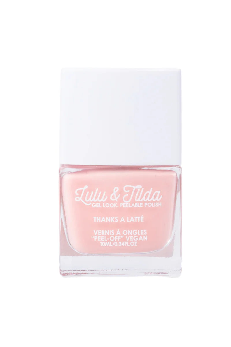 Peelable Nail Polish Thanks a Latte