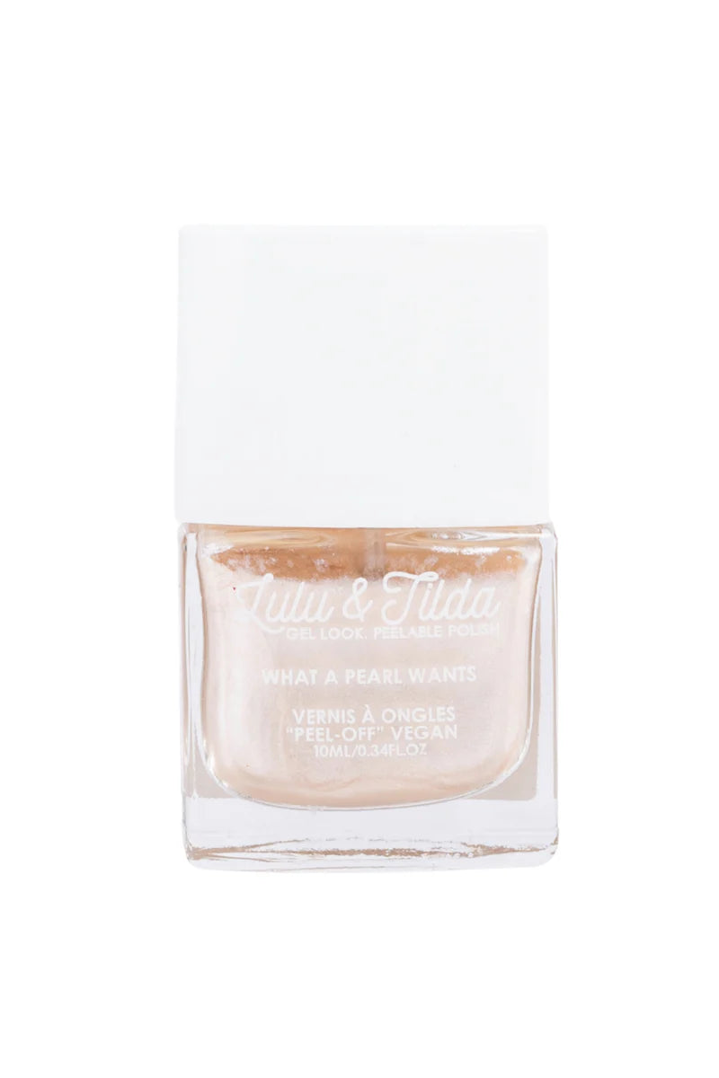 Peelable Nail Polish What a Pearl Wants