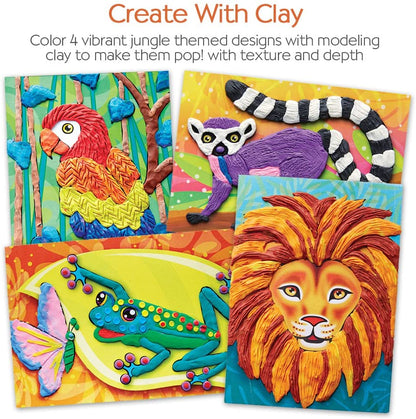 Coloring Clay Lion Etc
