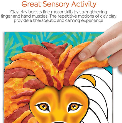 Coloring Clay Lion Etc