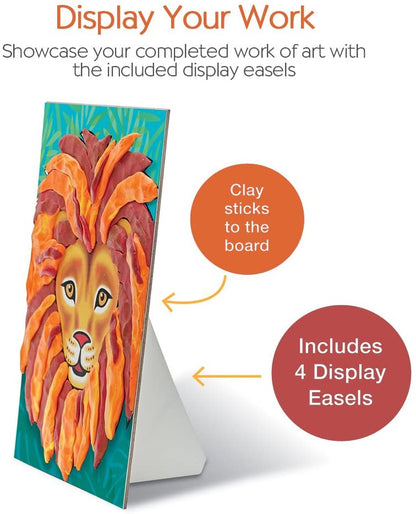 Coloring Clay Lion Etc