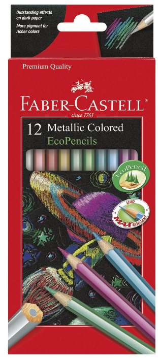 12ct Meta Clrd Ecopencils