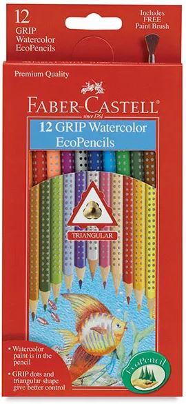 12 Watercolor Pencils