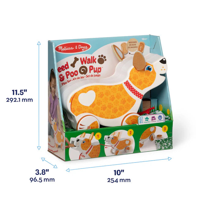 Feed Walk & Poo Pup Playset