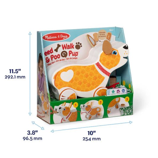 Feed Walk & Poo Pup Playset