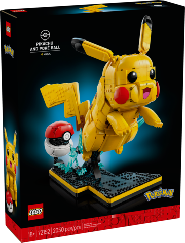 Lego Pikachu and Poke Ball