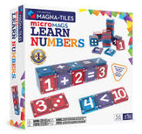 Magnatiles MicroMags Learn Numbers