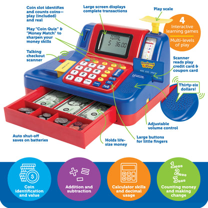 Learning Resources Teaching Cash Register