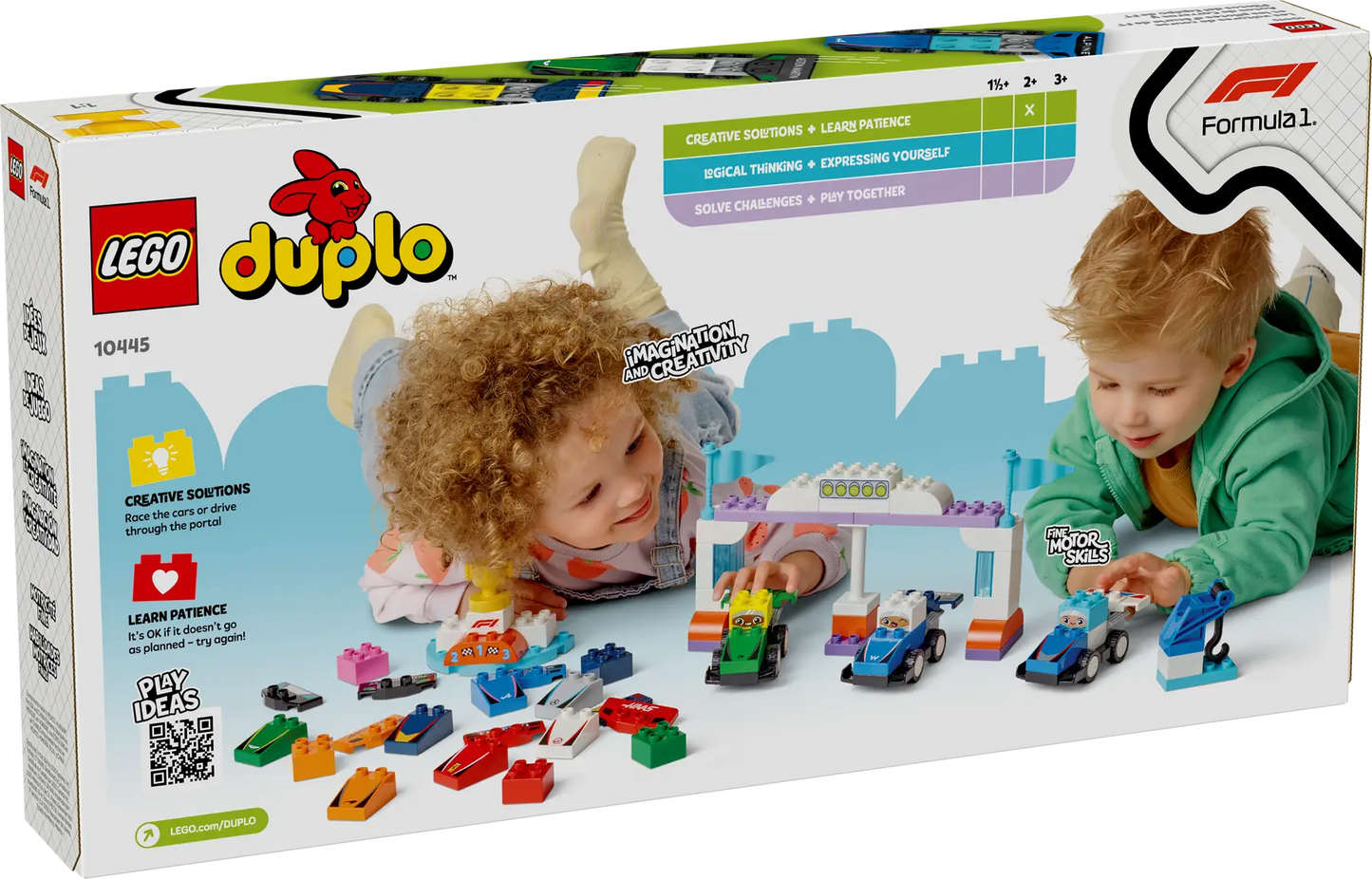 Lego Dupol F1 Team Race Cars & Drivers