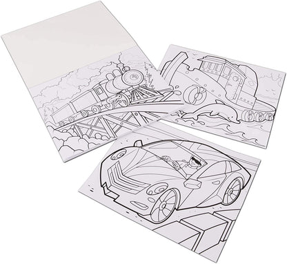 Vehicles Coloring Pad