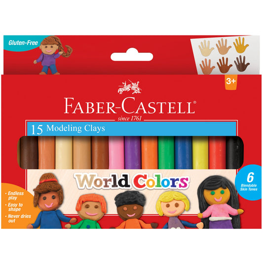 Faber Castell Clay World Colors 15ct