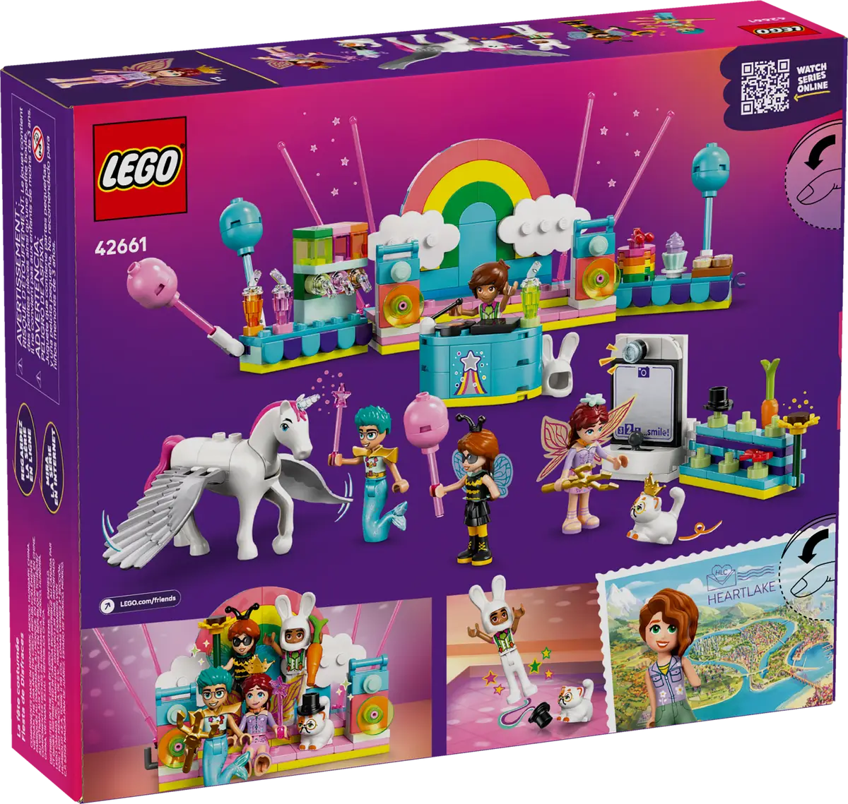 Lego Friends Costume Party with Unicorn & Fairy