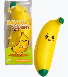 Squishy Block Crunchy Banana (LIB)