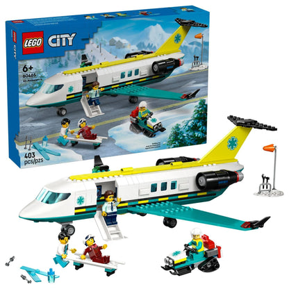Lego City Emergency Ambulance Airplane