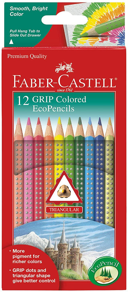12ct Grip Clrd Ecopencils