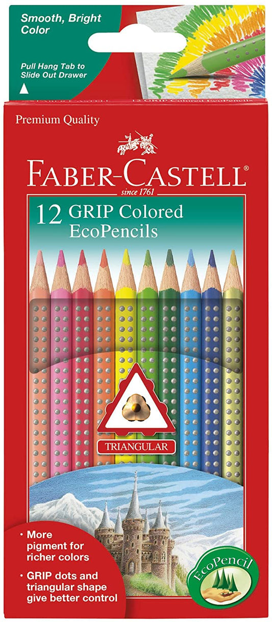 12ct Grip Clrd Ecopencils